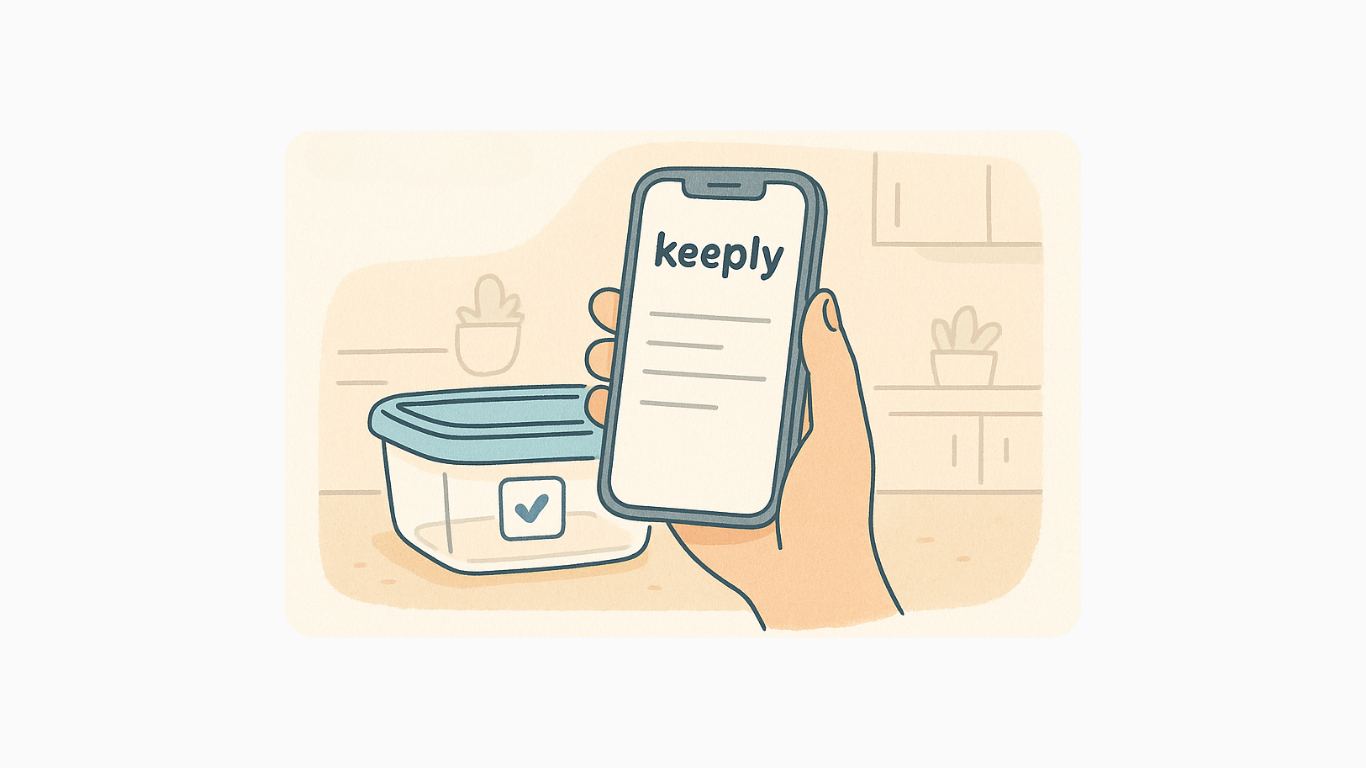 Keeply App am iPhone